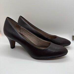 LifeStride Women's Brown Soft Comfort Pump 7.5 N sable New